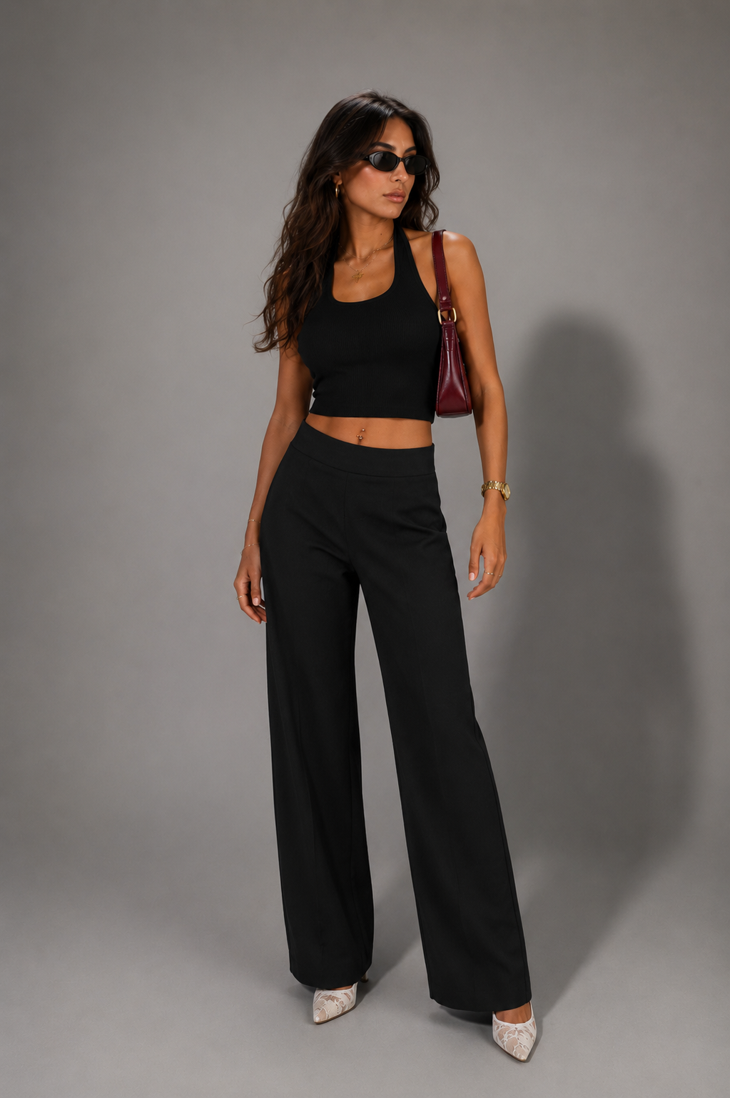 Célo Pants - Linen - Mid Rise